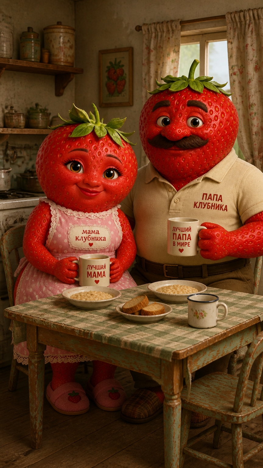 Сцена с персонажами